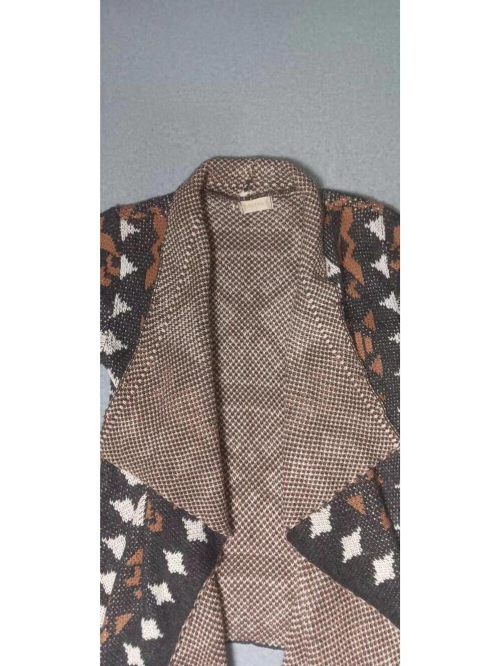 Altard State Open Front Waterfall Tiered Cardigan Womens Size Medium Multicolor - Picture 6 of 11